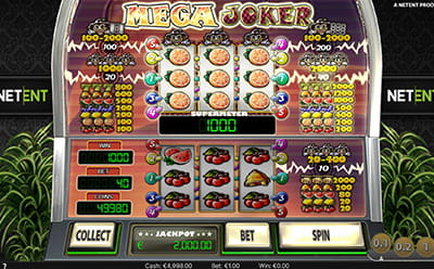 Mega Joker სლოტის სუპერმეტრის რეჟიმი