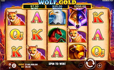 Wolf Gold ონლაინ სლოტი William Hill-ზე